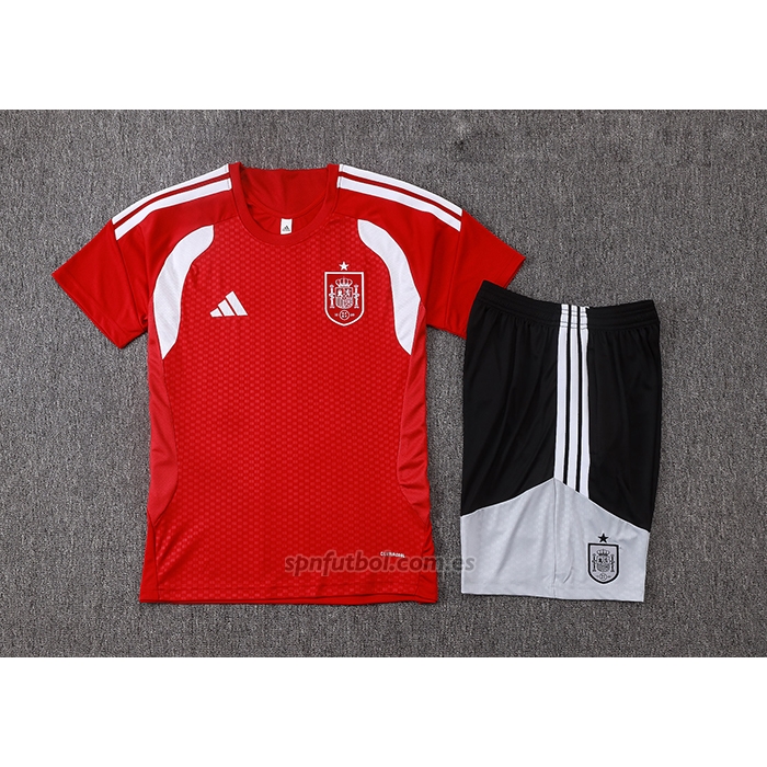 Chandal del Espana Manga Corta 2026-2027 Rojo - Pantalon Corto